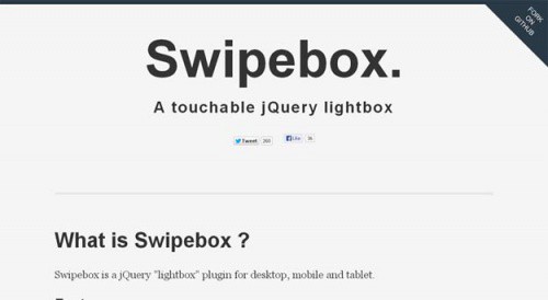 2. swipebox